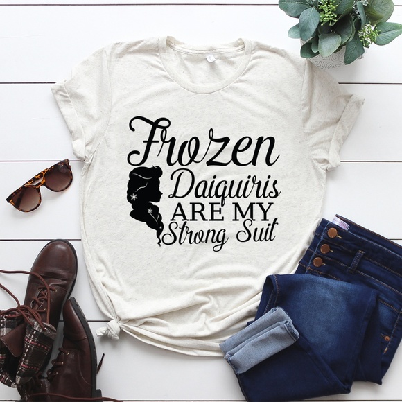 Frozen ELSA theme Funny drinking T-shirt for Women - Picture 3 of 4